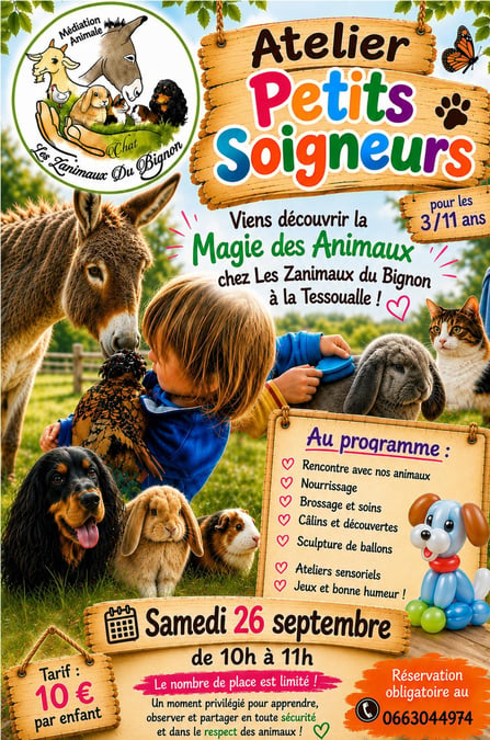 Seance petit soigneur du 26 septembre avec ballons sculptes