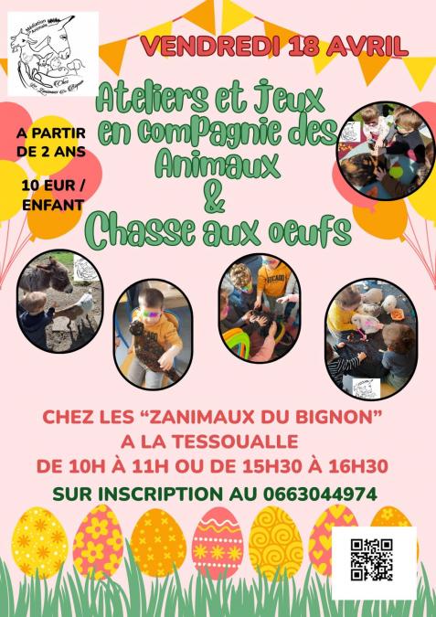 Vendredi 18 avril chasse aux oeufs